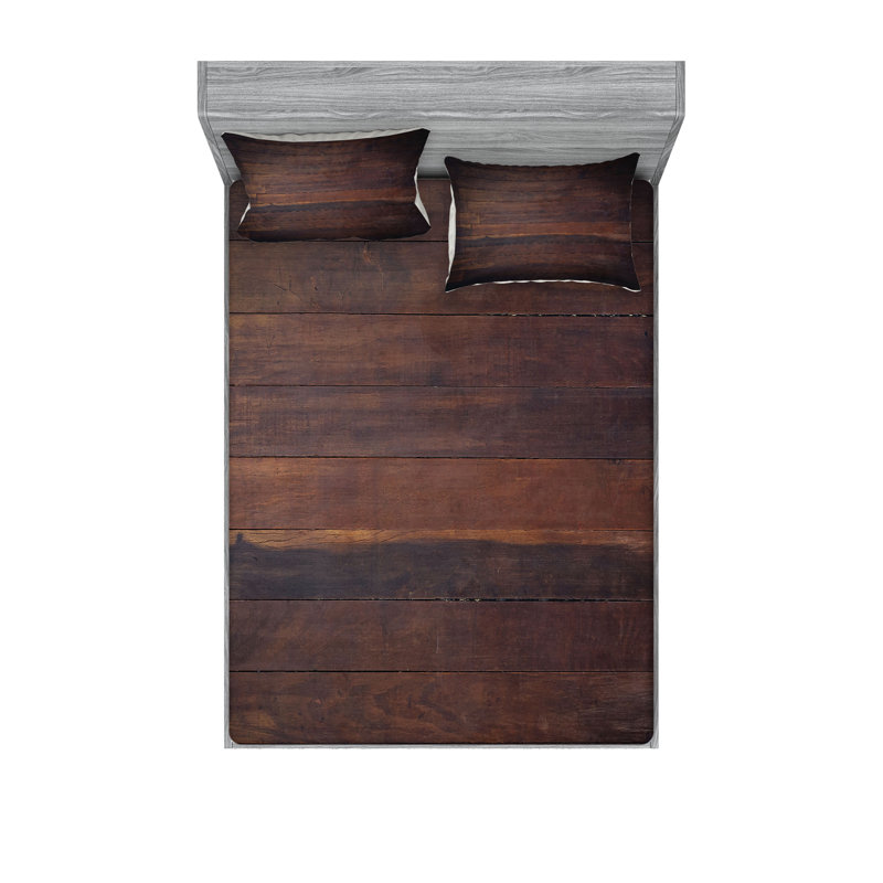 Drap-housse et coussin décoratif Ambesonne, Ensemble de draps pour très grand lit californien
