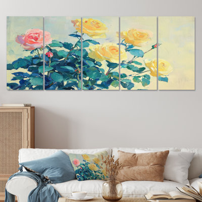 Brady - - Roses, décoration murale - Art mural moderne décoratif