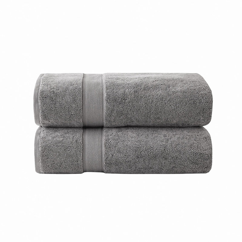 100% Cotton Antimicrobial 2 Piece Set, Gray