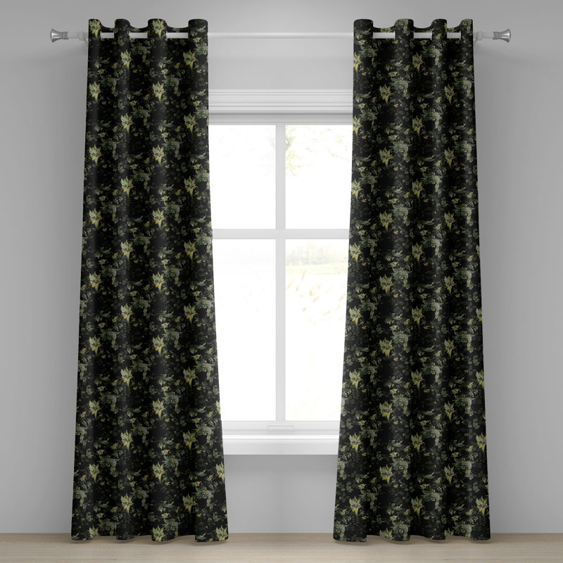 Semi Sheer Curtain Pair