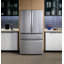 Ge Profile Series Energy Star® 28.7 Cu. Ft. Smart Fingerprint Resistant 4-Door French-Door Refrigerator With Dual-Dispense Autofill Pitcher