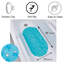 Tapis de douche 15 po x 27 po Jalese-926438316