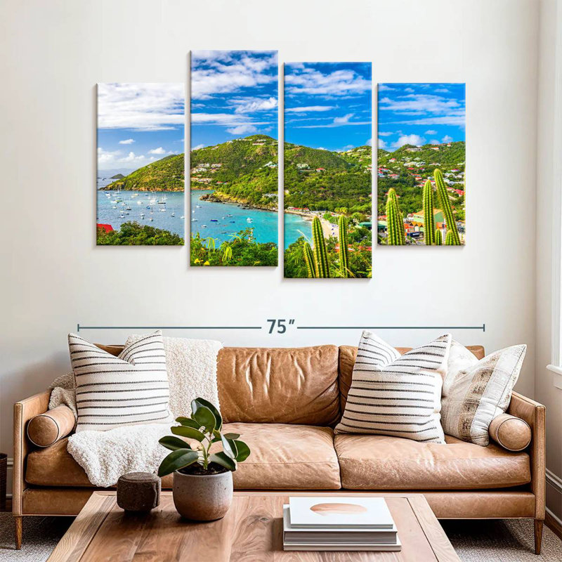 Gillard Saint Barths Island, 42" H x 68" W