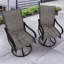 Fauteuil de patio extérieur en acier Angeli-1150966398
