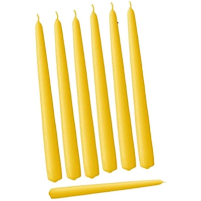 12 chandelles coniques non parfumées 12 pièces