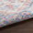 Machine Washable Oriental Blue/Red Area Rug-873519381