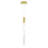 13'' Modern LED Pendant Light with Gold Leaf Finish For Dining Room, Kitchen, Foyer – Integrated LED, No Bulb Required-121209185-121209187