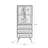 Black+Nut-brown Solid Wood+Iron+Glass Display Cases-120279271
