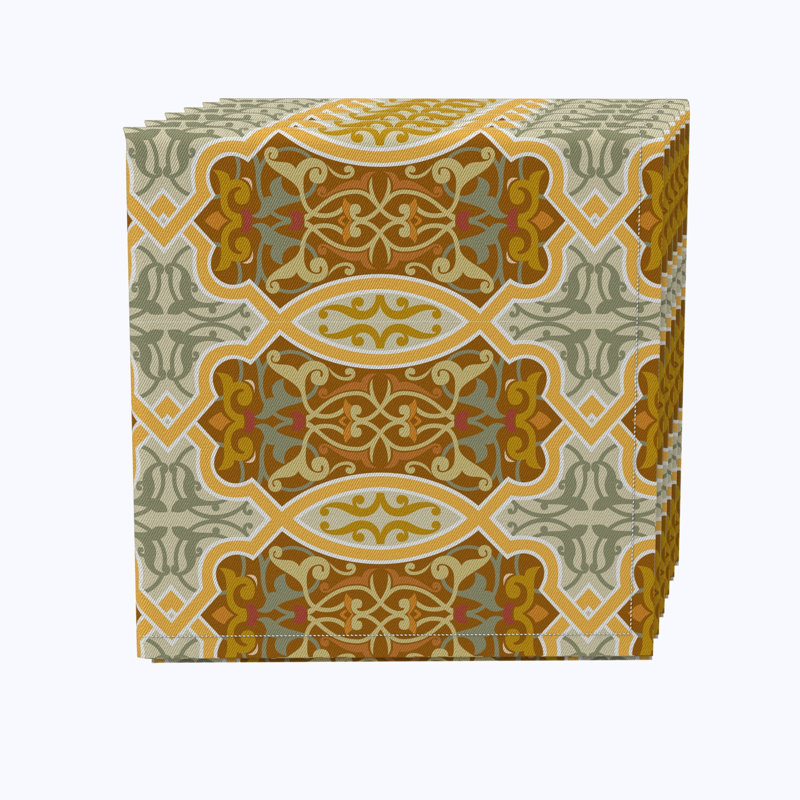 Carnaghliss 100% Cotton Floral Square Napkin