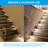 Essential Integrated LED Hardwired 120V Deck Light for Landscape Stair Step Indoor/Outdoor-42289405-42289404