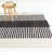 Bridgeman Cream/Black Mid-Century Modern Stripe Area Rug-683331991