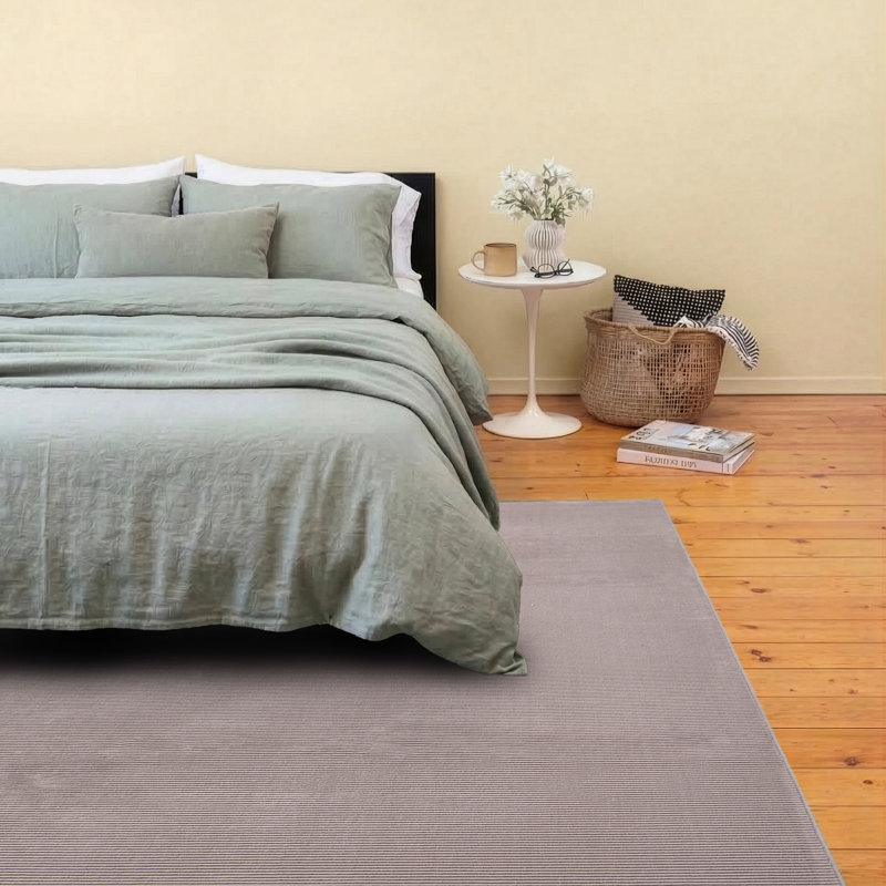 Stripe Washable Rug, Rectangle 9'2" x 12'2"