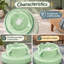 2.1L/71oz Cupcake-Style Ceramic Cat Water Fountain.