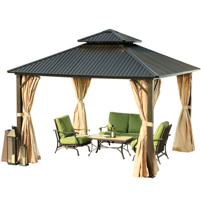 12 pi. L 12 pi. D Pavillon de jardin