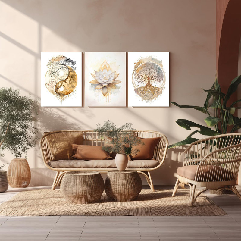 3 Piece Wrapped Canvas Print