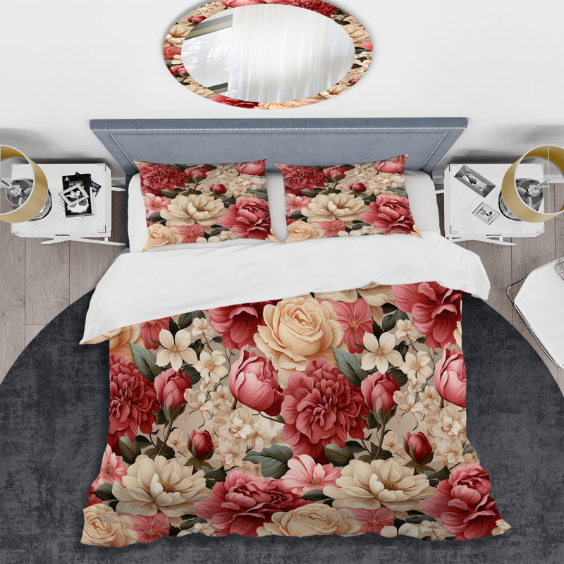 Ensemble de housse de couette Asley, Housse de couette simple + 1 taie décorative stan