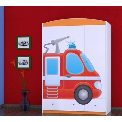 Overstreet 3 Door Wardrobe