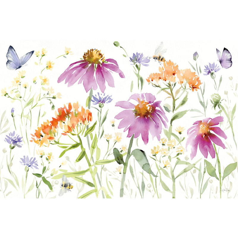 Wild For Wildflowers I, H 18 po x l 24 po