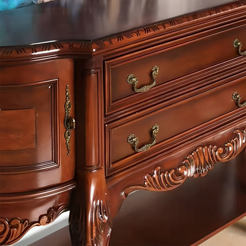 Rural Classical Multifunctional Console Table, 38.58" H x 62.99" W × 19.69" D