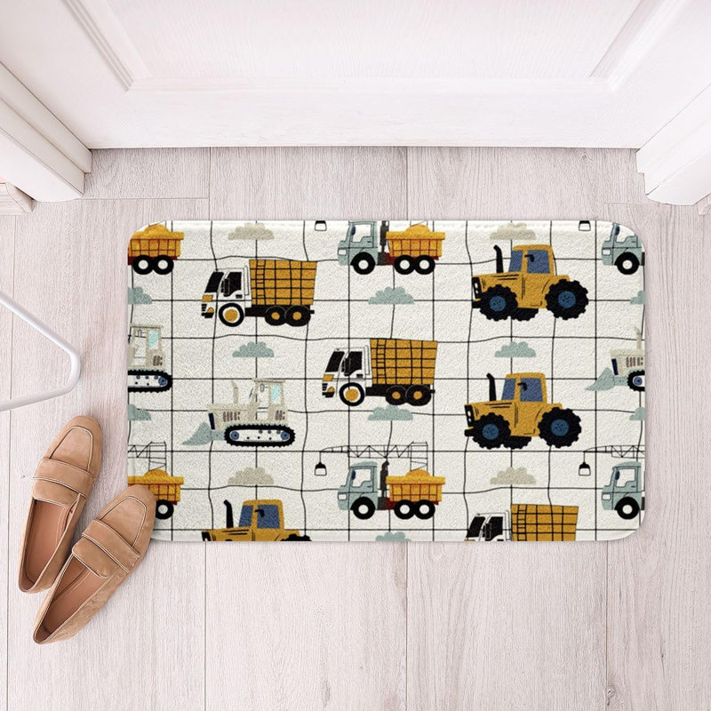 Tapis de bain pour camion à benne basculante, tapis 16 po x 24 po, 16" W x Does Not Apply" L