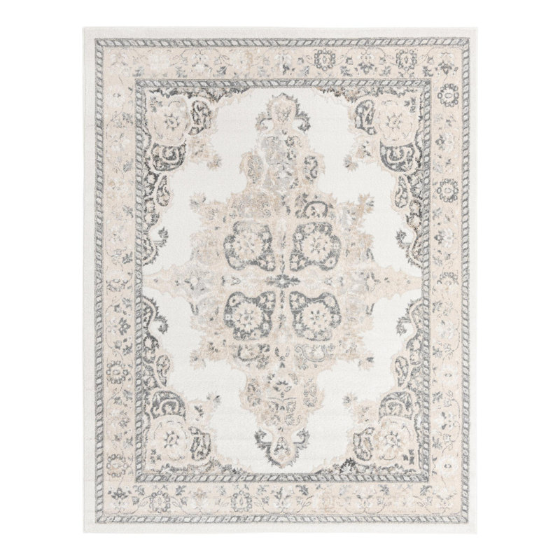 Anjelita Oriental Indoor Rug, Rectangle 7'10" x 10'