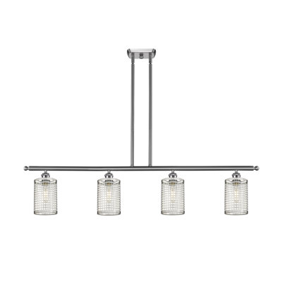 Luminaire suspendu cylindrique à 4 lumières Peraza