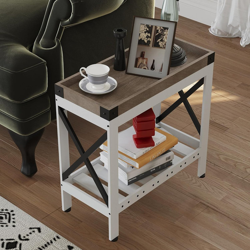 Table d'appoint, table de bout, table d'appoint pour canapé, table de chevet de table de bout pour chambre à coucher, salon, petits espaces