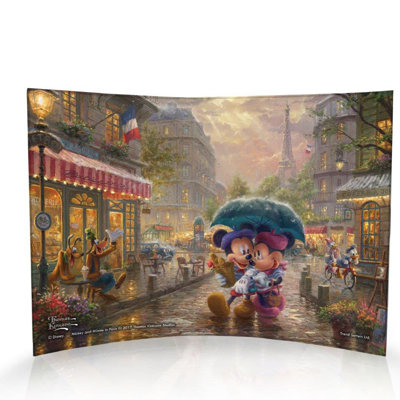 Imprimé acrylique incurvé Disney «Mickey Mouse and Minnie Mouse» Disney