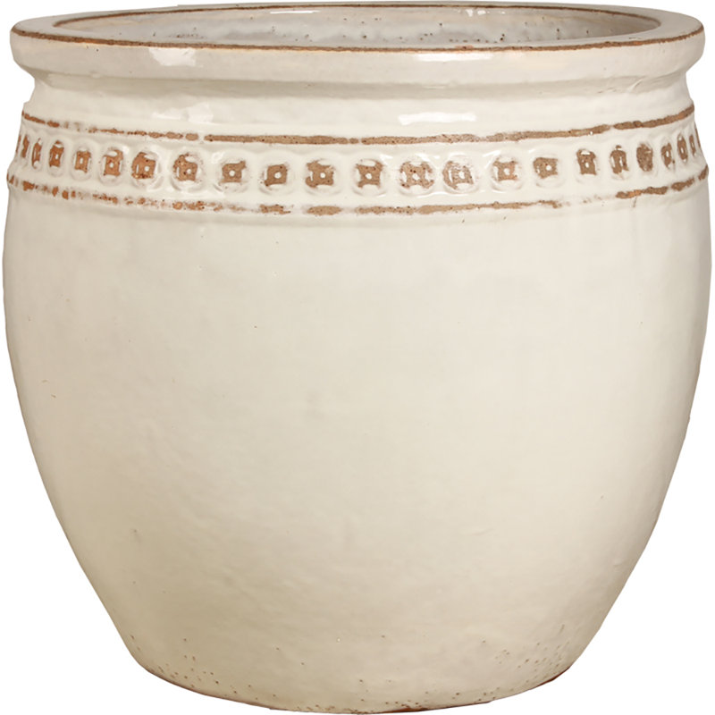 Pot à monnaie de 61 cm (24 po) - Blanc antique