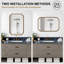 Miroir de salle de bain mural 20 "x 30" pour évier, miroir de salle de bain-79998863