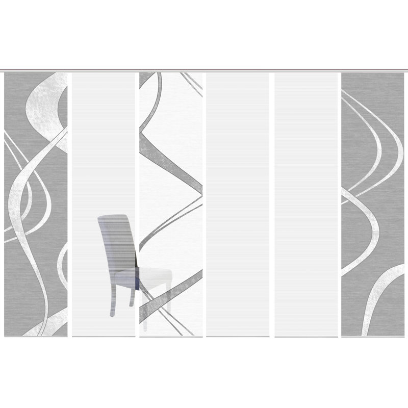 Pennell Semi Sheer Curtain Panel Pair