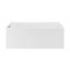 Baignoire à balné rectangulaire Avancer 60 po x 36 po avec vidange à droite et tablier