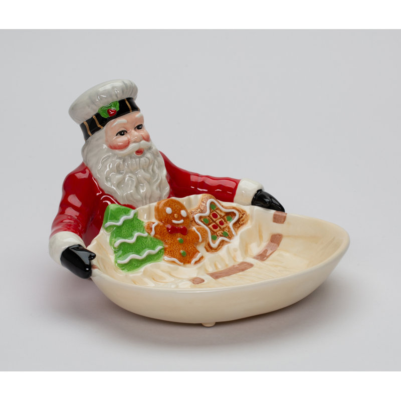 Santa Giftbag Candy Bowl