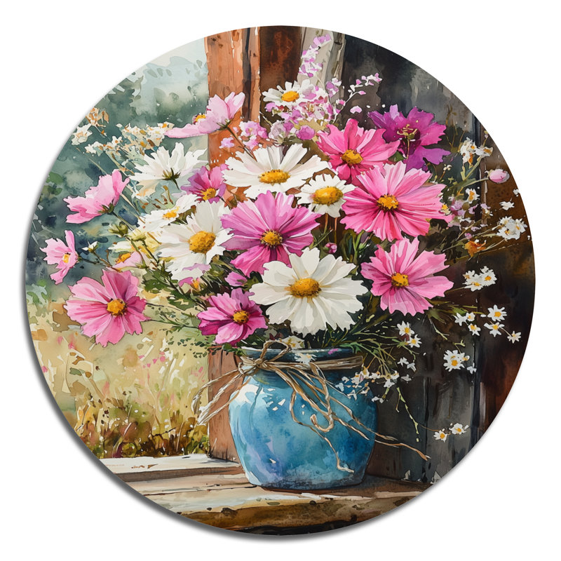 Décoration murale Keiyonna - Bouquets assortis, H 23 po x l 23 po