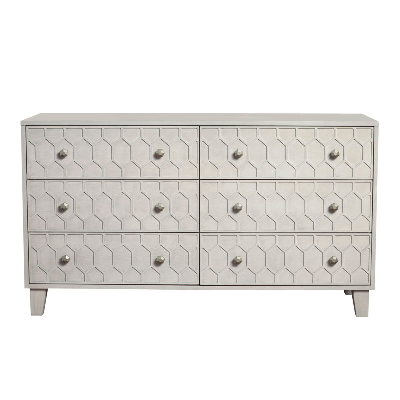 Commode double 6 tiroirs l 60 po