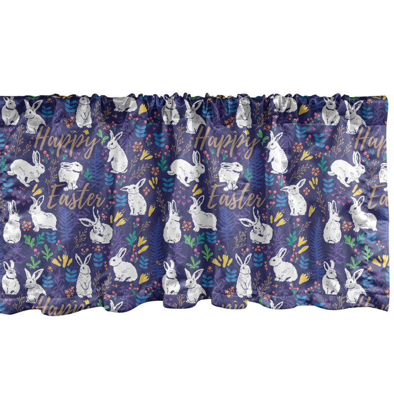 Ambesonne Easter Valance Pack of 2 91926