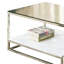 Sonata Glass Top Coffee Table