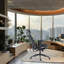 Chaise de bureau en filet à haut dossier-274386475-274386474