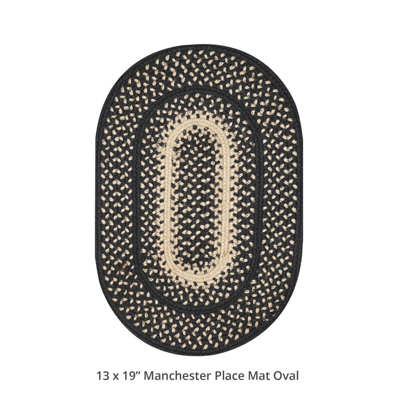 Napperon Macie, 13 x 19 Manchester ovale