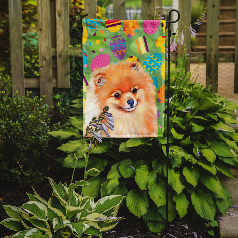 Drapeau de jardin Atara, Loulou de Poméranie
