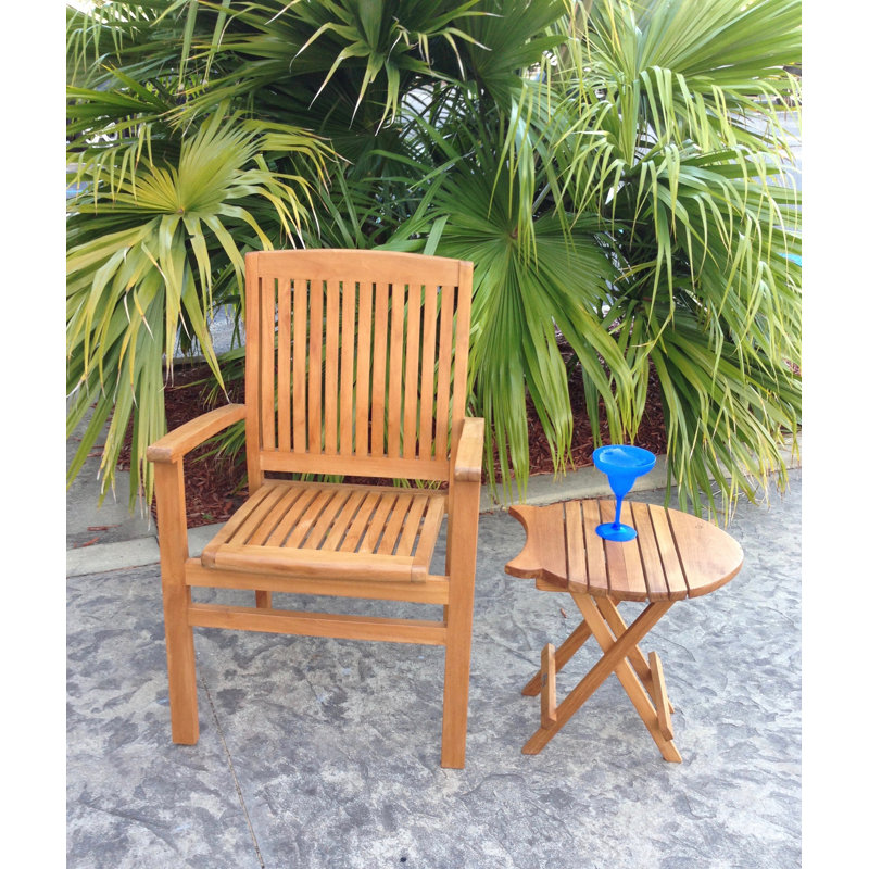 Greg Outdoor Teak Dining Armchair