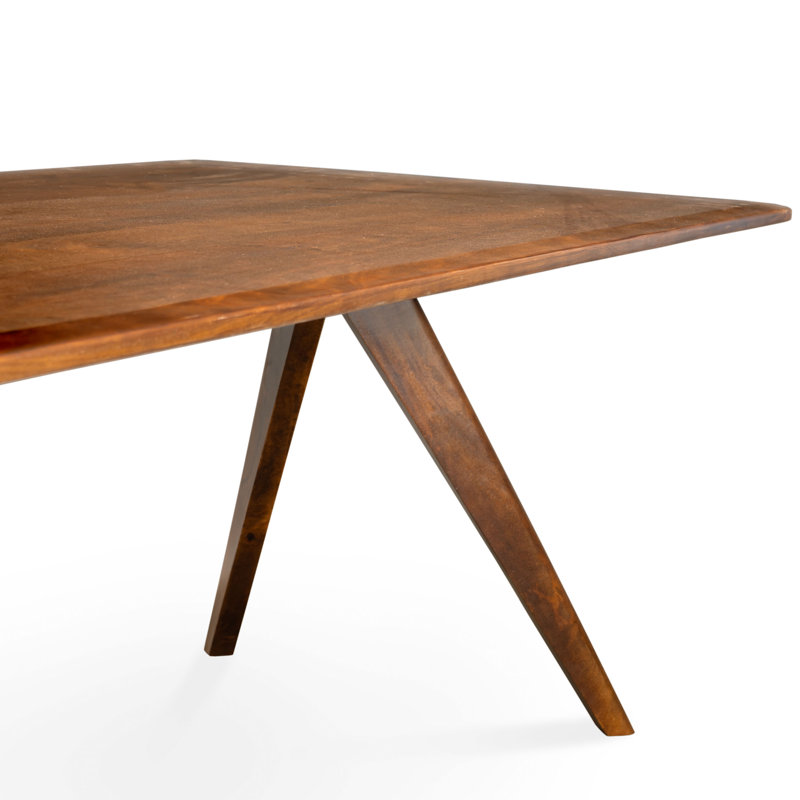 Table de salle à manger en bois Korrina Sterling