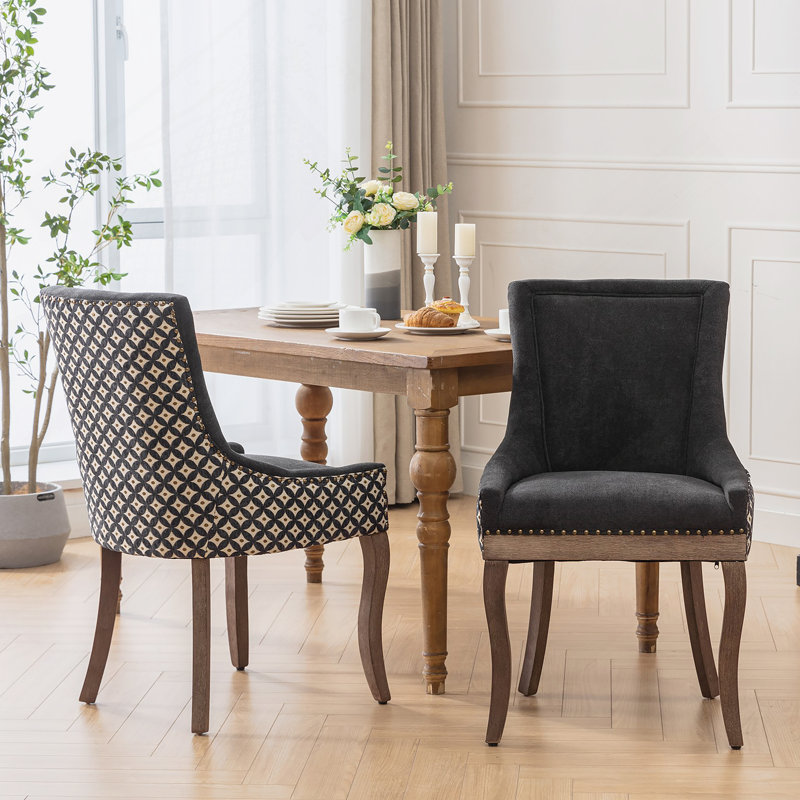 Mobilier, chaise d'appoint Ultra, chaises en tissu épaissi, Noir