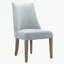 Chaise de salle à manger rembourrée en polyester Rondo-2109327468