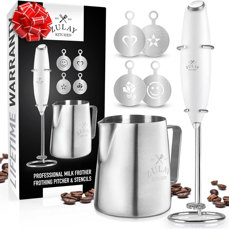 Ensemble complet de mousseur à lait Zulay Kitchen Premium
