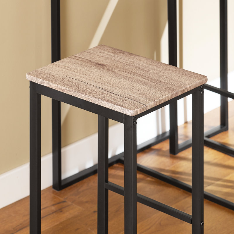 Thialvi 100cm Bar Set, Black/Natural