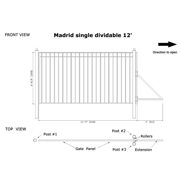 Dimensions du produit