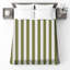Olive Vertical Stripes Bedding Striped Bedspread Pattern-125167486