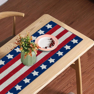 Chemin de table Consuella Patriotic American Flag
