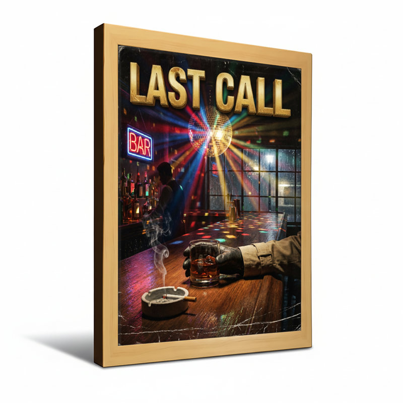 Cendrier pour boisson Fashion Last Call, H 16 po x l 24 po